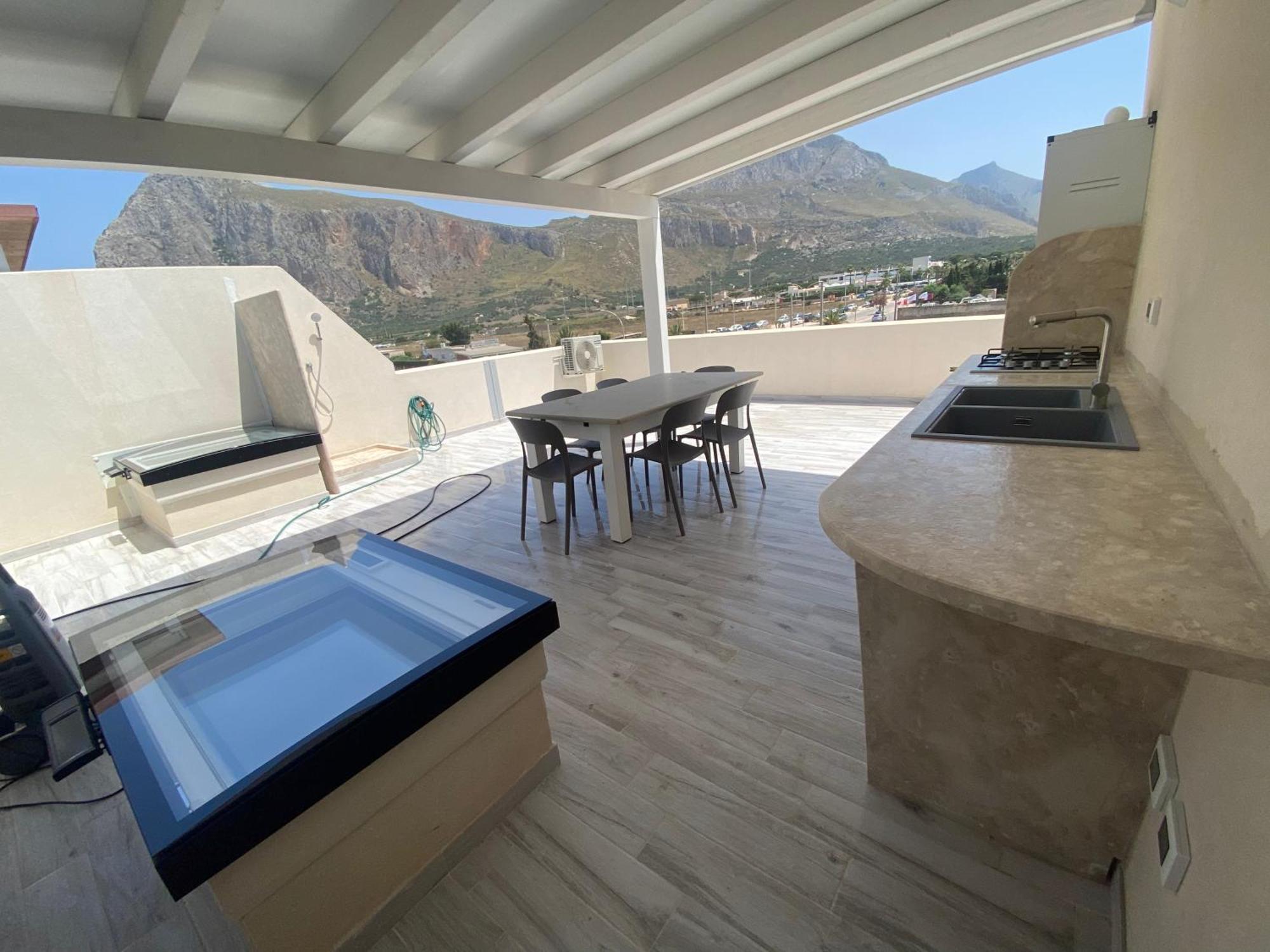 Ferienwohnung La Terrazza Del Capo San Vito Lo Capo Exterior foto
